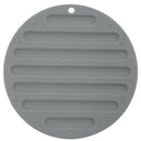 CLEAR Silicone Trivet Pot Mat Round Grey/Pink (KT000622)
