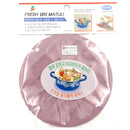 CLEAR Silicone Trivet Pot Mat Round Grey/Pink (KT000622)