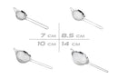 K. Stainless Steel Strainer with Handle 10cm (KT201171)