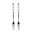 Square Classic Tea Fork 2pcs ? Stainless Steel