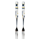 Round Classic Tea Fork 2pcs ? Stainless Steel