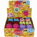 Funny Emoji Face Ball Lip Balm  LB806 (24PC)