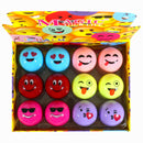 Funny Emoji Face Ball Lip Balm  LB806 (24PC)