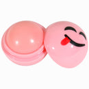 Funny Emoji Face Ball Lip Balm  LB806-C (24PC)