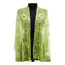 Sequin Chiffon Embellished Fringe Sheer Shawl Wrap Scarf SC309B (12pc)