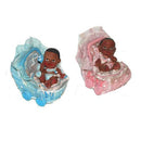 Baby Poly Figurine In Stroller
