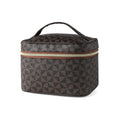 Vegan Leather Geo Print Cosmetic Case Travel Bag LNC3003 (1PC)