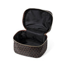 Vegan Leather Geo Print Cosmetic Case Travel Bag LNC3003 (1PC)
