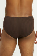 KNOCKER MEN'S STRIPE COLOR BIKINI BRIEFS (MB705_C/S)