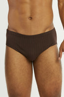 KNOCKER MEN'S STRIPE COLOR BIKINI BRIEFS (MB705_C/S)