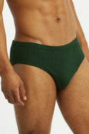 KNOCKER MEN'S STRIPE COLOR BIKINI BRIEFS (MB705_C/S)