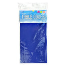 Party Magic Plastic Blue Table Cover 54x108in