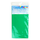 Party Magic Plastic Green Table Cover 54x108in