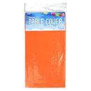 Party Magic Plastic Orange Table Cover 54x108in