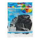 Party Magic Black Balloon 10ct - 12in