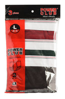 POWER CLUB MEN'S COLOR BRIEFS (MC3400)
