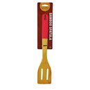 Bonita Home Bamboo Slotted Spatula with Red Handle - 12in