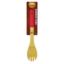 Bonita Home Bamboo Salad Fork with Red Handle - 11.75 in