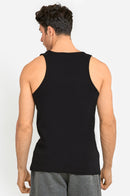 KNOCKER MEN'S HEAVY TANK TOP (MT200_BLACK)