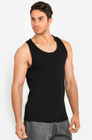 KNOCKER MEN'S HEAVY TANK TOP (MT200_BLACK)