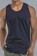 KNOCKER MEN'S HEAVY TANK TOP (MT200_NAVY)