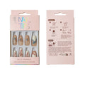 Rhinestone Decor Ballerina Fake Nail Set NA1201-80. (12PC)