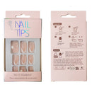 Pearl Decor Rose Squoval Fake Nail Set NA1201-90 (12PC)