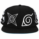 NARUTO VILLAGE SYMBOLS FLAT BILL SNAPBACK