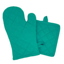 Pot Holder & Glove Set 2pc Green