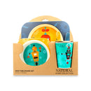 Natural Home Collection Robot Design Kids Tableware 5pc Set