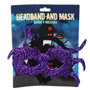 Halloween Headband and Mask Set Spider