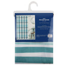 Bonita Home Fabric Shower Curtain with Hooks - 70.9in