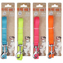 Bonita Pet Leash, S, Assorted Neon Colors, 4ft
