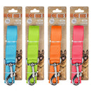 Bonita Pet Leash, L, Assorted Neon Colors, 4ft