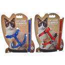 Bonita Pet Cat Leash & Harness Solid Asst  Colors
