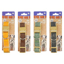 Bonita Pet Dog Collar Cotton&Linen Medium Asst