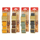 Bonita Pet Dog Collar Cotton&Linen Large Asst
