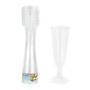 Party Magic Plastic Champagne Clear Glass 6ct 5oz