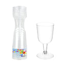 Party Magic Plastic Clear Wine Glass 6ct 6oz