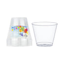Party Magic Plastic Clear Tumbler 6ct 9oz