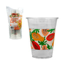 Party Magic Plastic Tumbler Clear Papaya, 20ct - 16oz