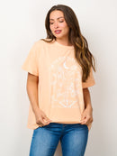 WOMEN'S SHORT SLEEVE GRAPHIC TOP