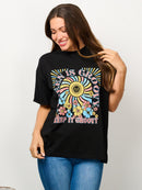 WOMEN'S SHORT SLEEVE GRAPHIC TOP