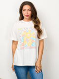 WOMEN'S SHORT SLEEVE GRAPHIC TOP