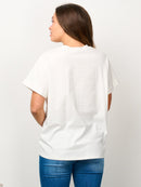 WOMEN'S SHORT SLEEVE GRAPHIC TOP