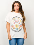WOMEN'S SHORT SLEEVE GRAPHIC TOP