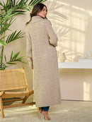 WOMEN'S LONG SLEEVE OPEN FRONT KNIT CARDIGAN