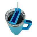 40oz Stainless Steel Tumbler With Handle, Straw, Lid CP4417-1.(6pc)
