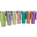 40oz Stainless Steel Tumbler With Handle, Straw, Lid CP4417-1 (6pc)