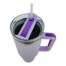 40oz Stainless Steel Tumbler With Handle, Straw, Lid CP4417-1 (6pc)